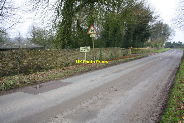 Photo 6"x4" Approach to Over Norton from the north on the B4026 Chipping Norton c2014