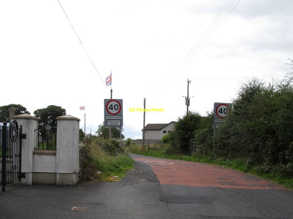 Photo 6"x4" Entering Moneyslane along Mill Road Ballyward c2014