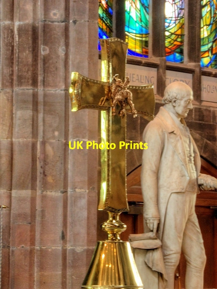 Photo 6"x4" Manchester Cathedral (interior) Manchester c2014