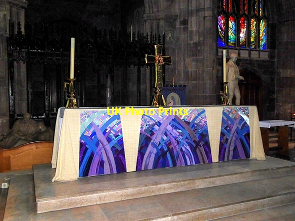 Photo 6"x4" Manchester Cathedral High Altar Manchester c2014