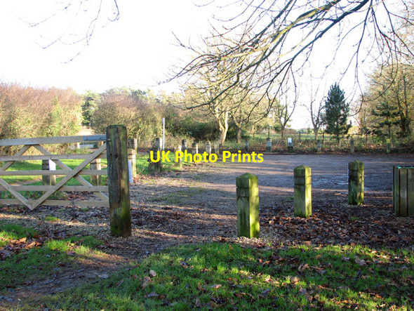 Photo 6"x4" Car park beside the Marriott's Way Morton\/TG1217 c2014