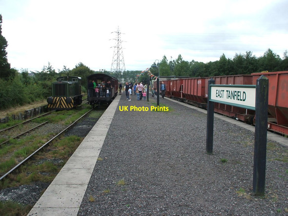 Photo 6"x4" East Tanfield railway station, County Durham Stanley\/NZ1952 c2007