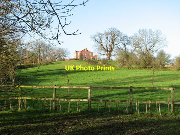 Photo 6"x4" House on the hill Bawdeswell c2014