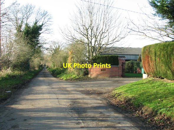 Photo 6"x4" Slad Lane past Oak Farm Billingford\/TG0120 c2014