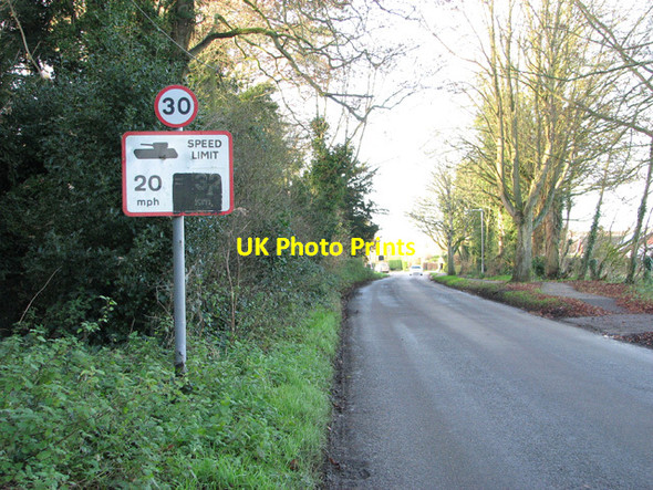 Photo 6"x4" View along Hannah Road through Little Haze Greengate\/TG0116 c2014