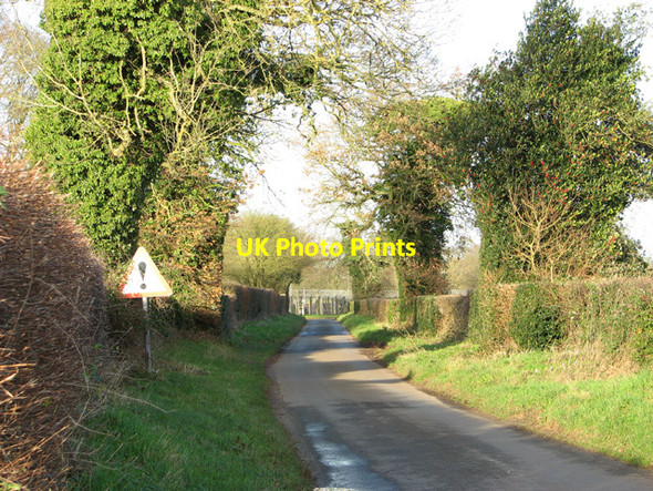 Photo 6"x4" Warning sign on Hoe Road North Greengate\/TG0116 c2014