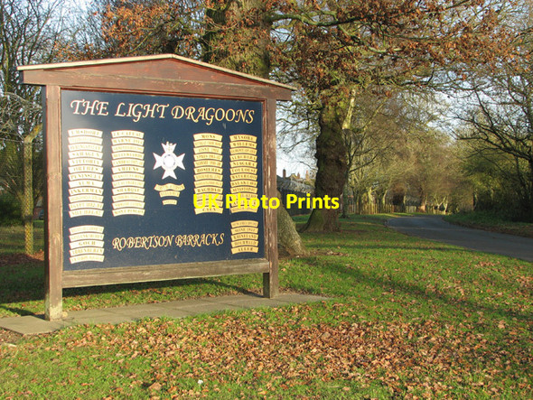 Photo 6"x4" The Light Dragoons - Robertson Barracks Billingford\/TG0120 c2014