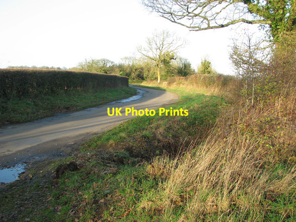 Photo 6"x4" Bends in Hoe Road North Greengate\/TG0116 c2014