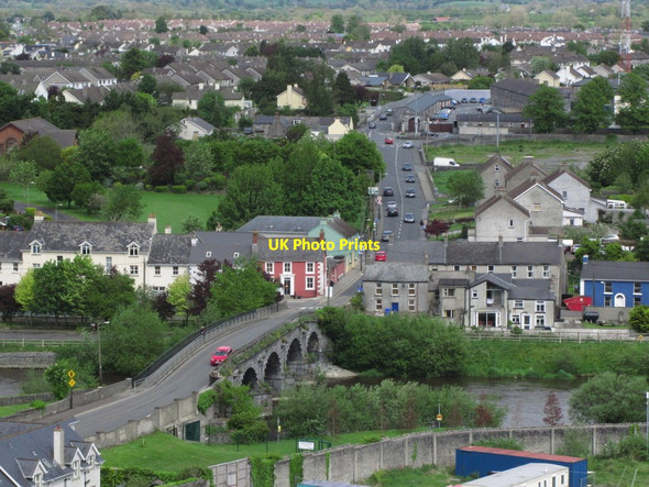 Photo 6"x4" Kilkenny - View from Round Tower towards Greens Bridge over R Nore (close up) Kilkenny\/S5156 c2014