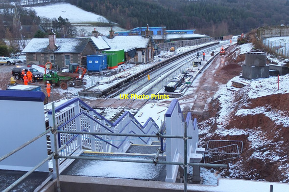 Photo 6"x4" The railway's back at Stow (9) Stagehall c2014