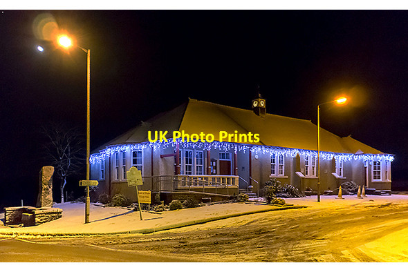 Photo 6"x4" Village Hall Crook of Devon c2014