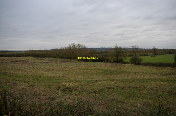Photo 6"x4" Oddington: view out onto Otmoor from St Andrew's churchyard Oddington c2014