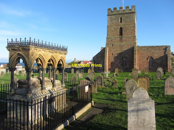 Photo 6"x4" Monument to Grace Darling west of St Aidan's Church, Bamburgh Bamburgh c2014