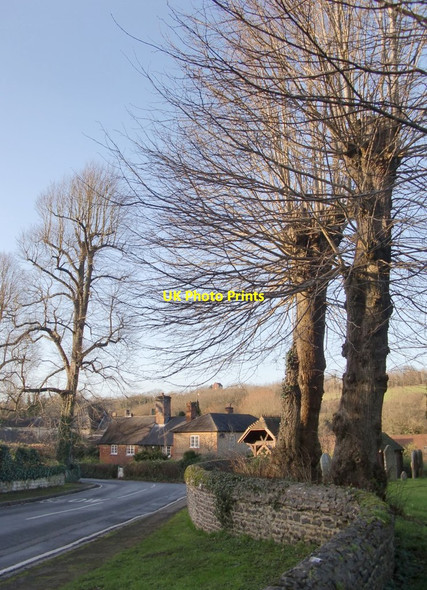 Photo 6"x4" View from the churchyard, Seale Seale c2014