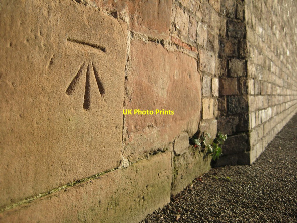 Photo 6"x4" OS cut mark Worcester c2014