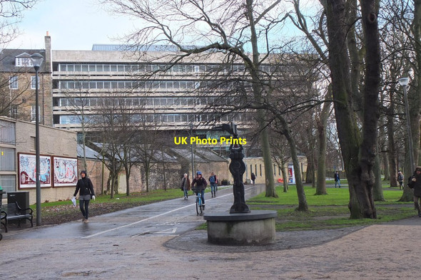 Photo 6"x4" Cyclists and pedestrians, The Meadows Edinburgh Edinburgh c2014
