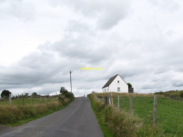 Photo 6"x4" Approaching Bells Hill summit on Lighthouse Road Ballyward c2014