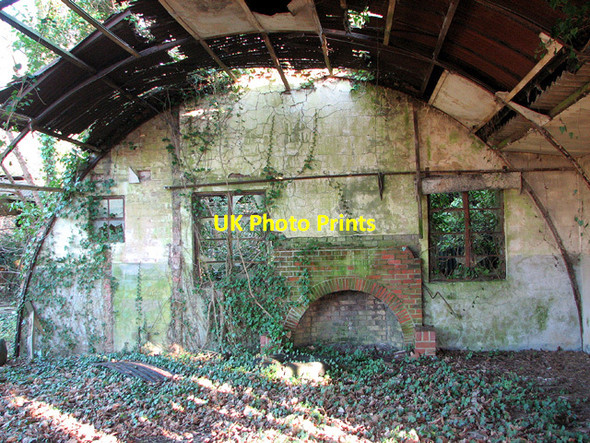 Photo 6"x4" Fireplace in the Officers' Mess Bawdeswell c2014