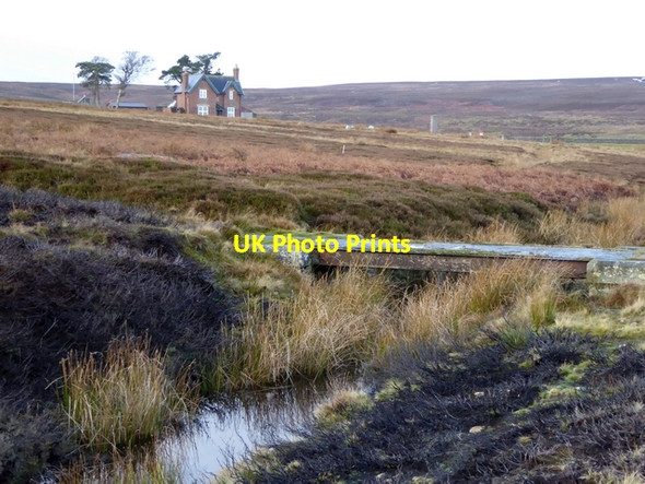 Photo 6"x4" Leat below Hisehope Reservoir Horsleyhope c2014