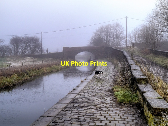 Photo 6"x4" Withins Bridge on a Foggy Morning Radcliffe\/SD7807 c2014