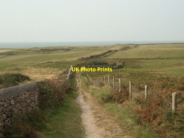 Photo 6"x4" Public footpath from Nottage to Pink Bay Porthcawl c2014