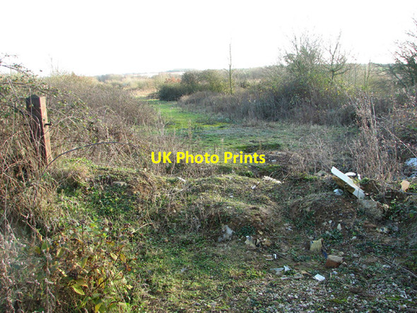 Photo 6"x4" Track off Mattishall Lane Hockering c2014