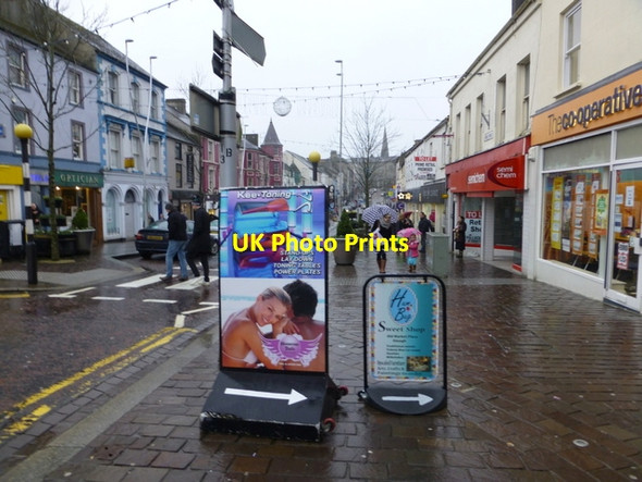 Photo 6"x4" Advertising boards, Omagh Omagh c2014