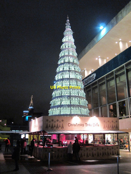 Photo 6"x4" Christmas Tree Caf\u00c3\u00a9, Southbank Centre London c2014