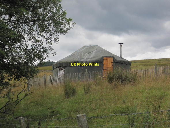 Photo 6"x4" Yurt near Greenhaugh Greenhaugh\/NY7987 c2014