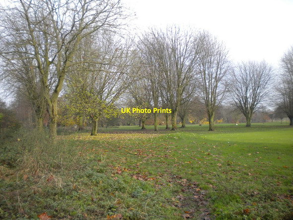 Photo 6"x4" Footpath across Edwalton golf course West Bridgford c2014
