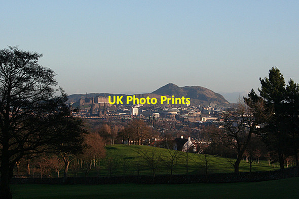 Photo 6"x4" Murrayfield Golf Course and Arthur's Seat Murrayfield\/NT2173 c2014