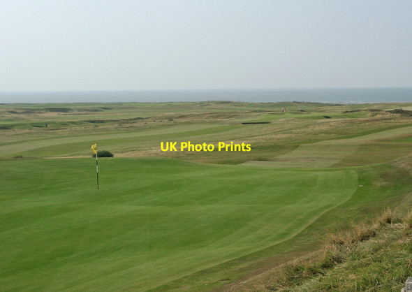 Photo 6"x4" A view over the Royal Porthcawl golf course Porthcawl c2014
