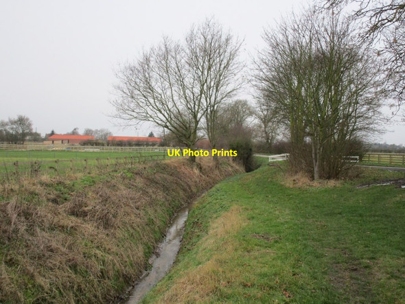 Photo 6"x4" Dyke bank near Bransby Bransby c2014