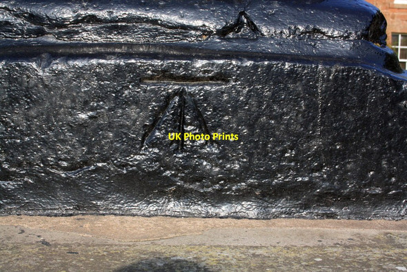 Photo 6"x4" Benchmark on High Cross Appleby-in-Westmorland c2014