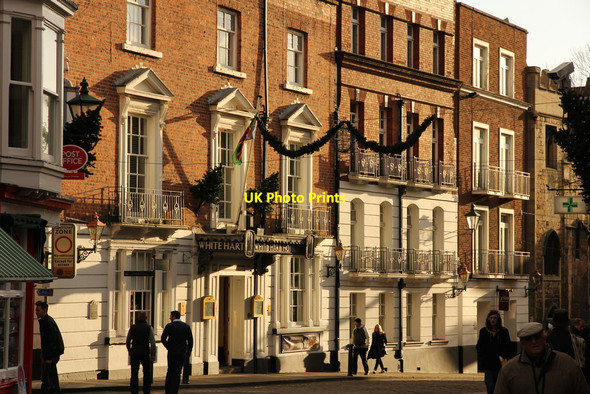 Photo 6"x4" White Hart Hotel Lincoln c2014