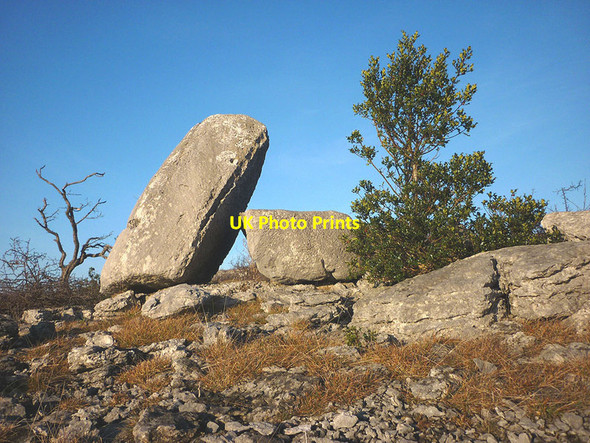 Photo 6"x4" Limestone boulders, Holmepark Fell Newbiggin\/SD5579 c2014