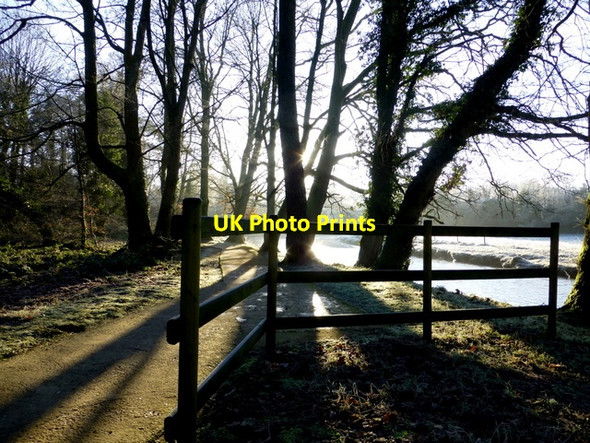 Photo 6"x4" Winter shadows, Cranny Omagh c2014