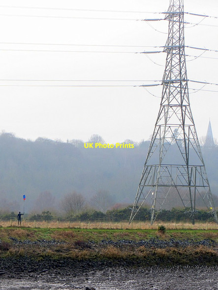 Photo 6"x4" Sculpture of an oar and oarsman, Ryton riverside Ryton\/NZ1564 c2014