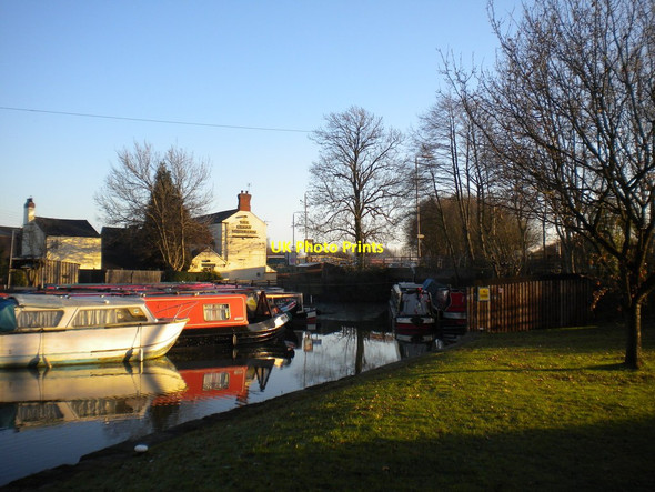 Photo 6"x4" Canal basin at north end of Nottingham Canal, Langley Mill Eastwood\/SK4646 c2014