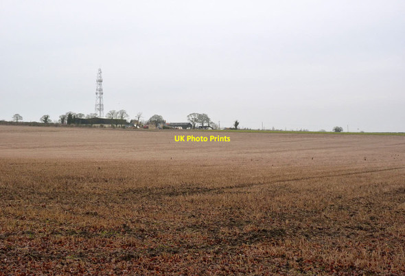 Photo 6"x4" View towards Hill Farm Fulbourn c2014