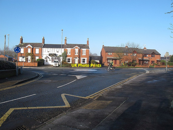 Photo 6"x4" Roundabout at the corner of Scotch Common Sandbach c2014