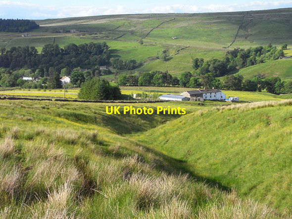 Photo 6"x4" Pastures, Nenthall, Alston Galligill c2010