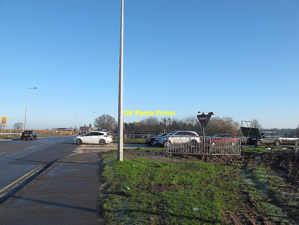 Photo 6"x4" M16 Junction 17 rebuilding (7) Sandbach c2014