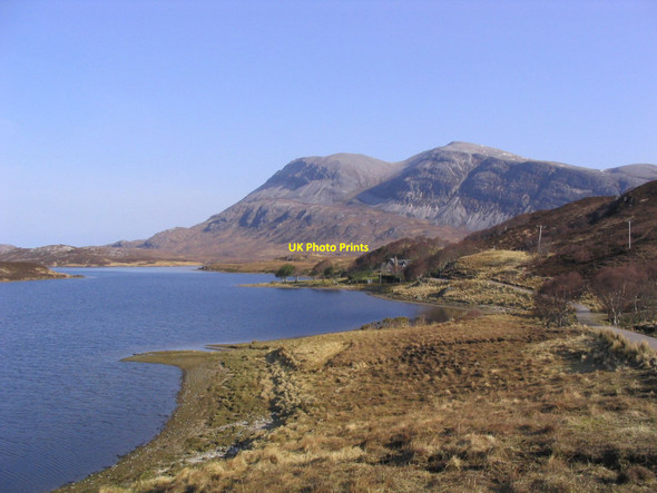Photo 6"x4" Loch Stack and Arkle Achfary c2007