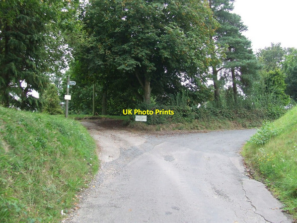 Photo 6"x4" Footpath And Track Walpole\/TM3674 c2014