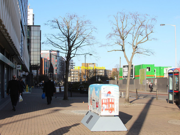 Photo 6"x4" Bus Art, 'Diversity' Croydon\/TQ3365 c2015