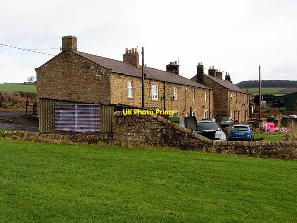 Photo 6"x4" Terraced houses, Fourstones Fourstones\/NY8967 c2015