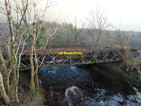 Photo 6"x4" Disused rail bridge at former Brynamman iron works Brynamman c2015