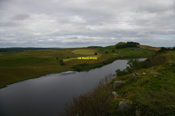 Photo 6"x4" Crag Lough from Highshields Crag Birkshaw\/NY7765 c2012
