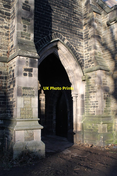 Photo 6"x4" Anglican Chapel in Sheffield General Cemetery Sheffield\/SK3587 c2015